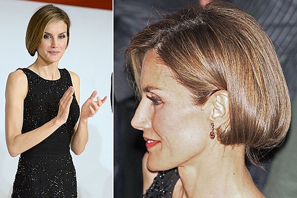 Queen Letizia Golden Lock