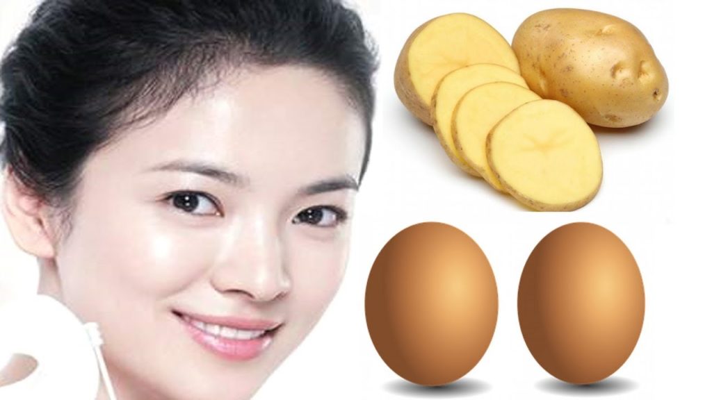 Potato & Egg White Face Pack