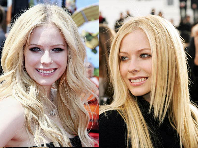 Avril Lavigne Makeup-Less Beauty