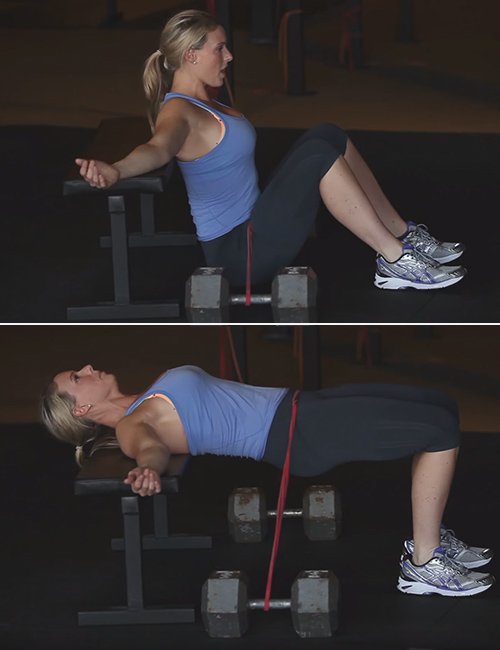 Hip Thrust With Resistance Band