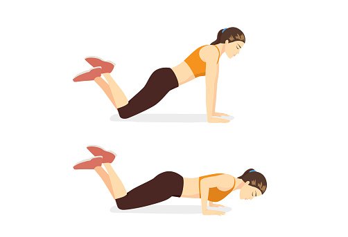 Knee Push-Ups