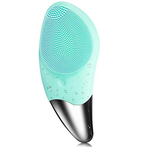 Benss Refresh Jade Silicone Sonic Facial Cleansing Brush