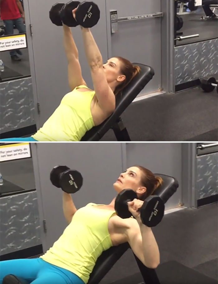 Incline Dumbbell Press