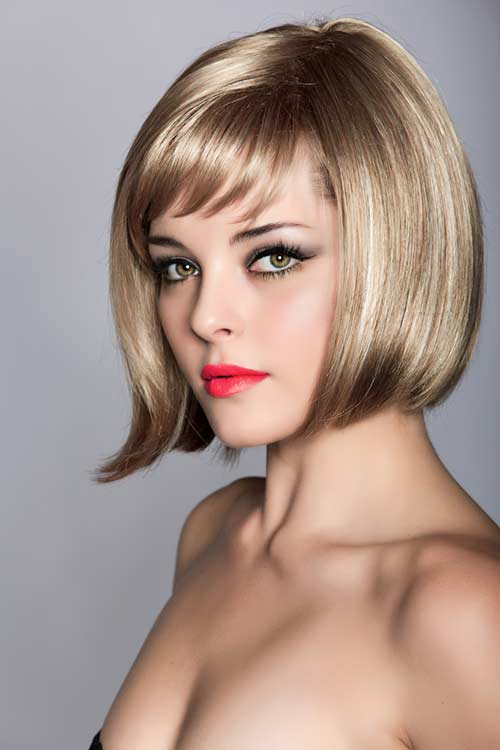 Tri-Parted Side-Swept Bangs