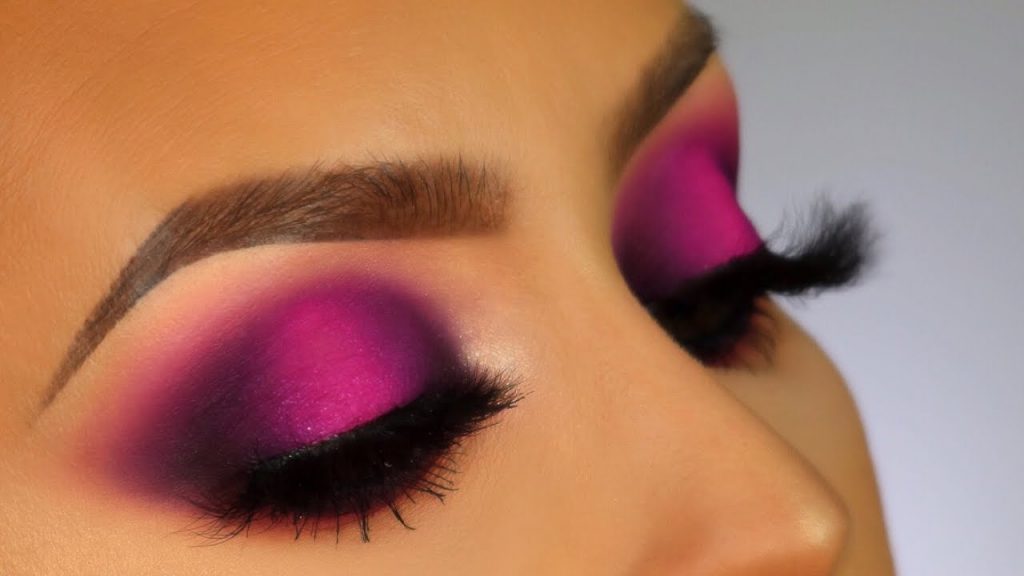 Hot Pink Eye Makeup