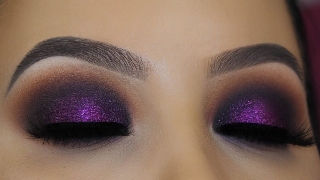 Purple Smokey Eye Makeup