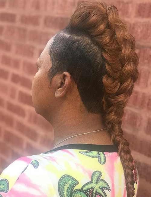 Double Braided Mohawk