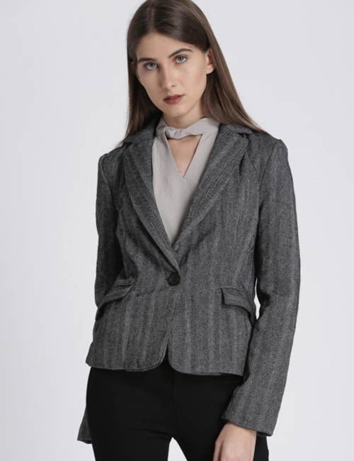 Single Breasted Or Buttoned Blazer