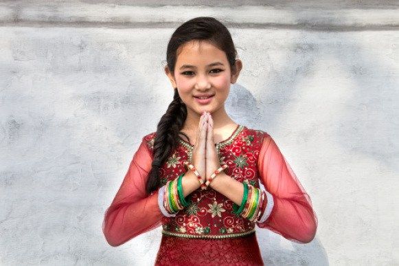 Greet A Junior With Namaste