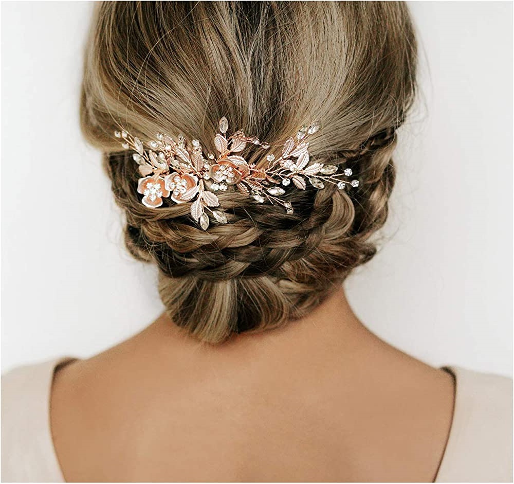 Jeweled Bun Hairstyle For Wedding