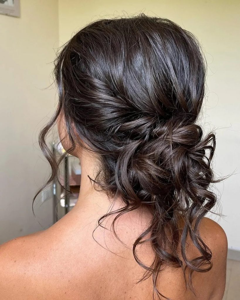 Low Bun Hairstyle For Wedding