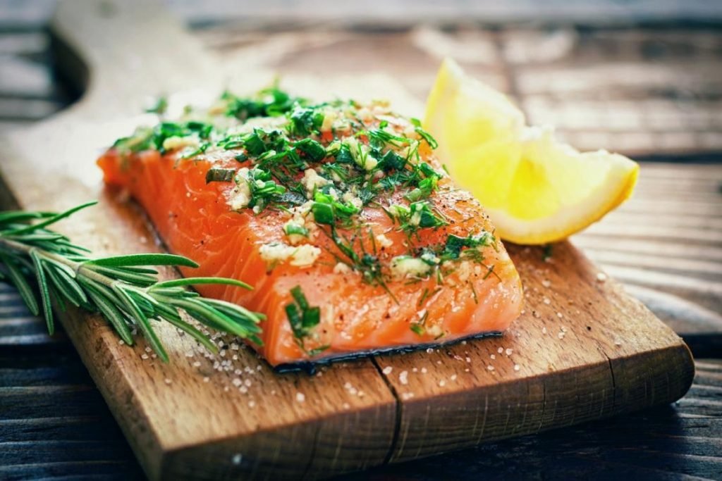 Salmon With High Protein