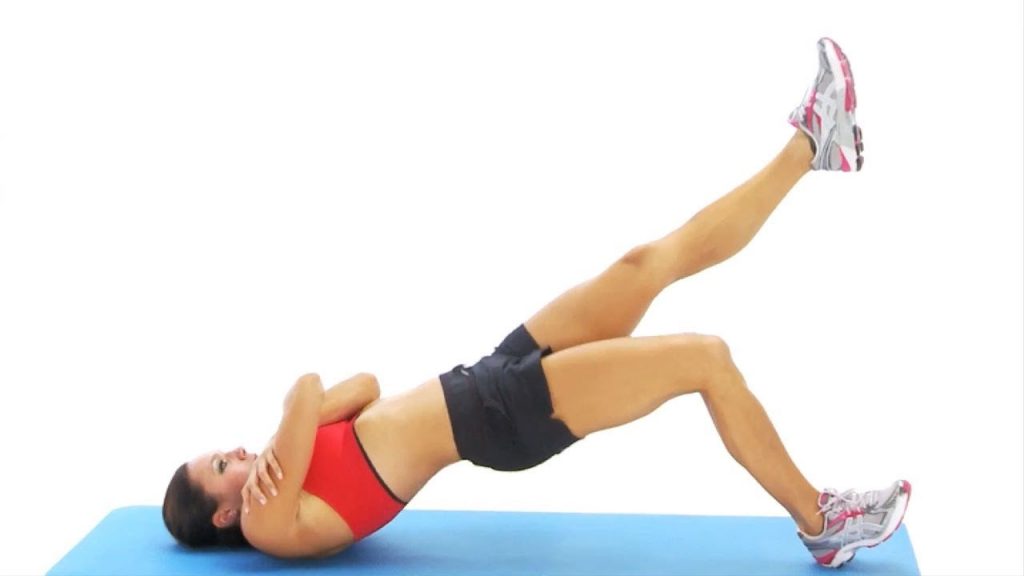 Legged Bridge Is One Of The Important Outer Thigh Workout